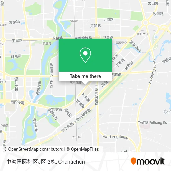 中海国际社区J区-2栋 map