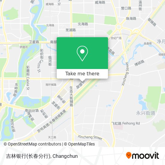 吉林银行(长春分行) map
