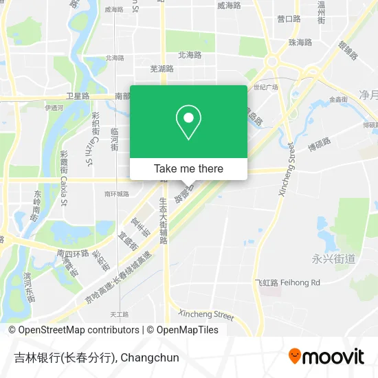吉林银行(长春分行) map