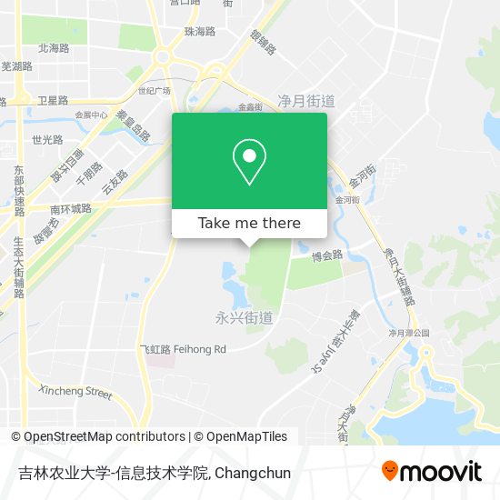 吉林农业大学-信息技术学院 map