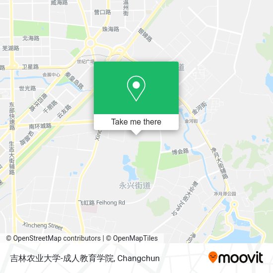 吉林农业大学-成人教育学院 map