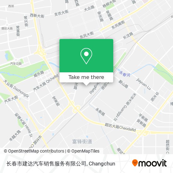 长春市建达汽车销售服务有限公司 map