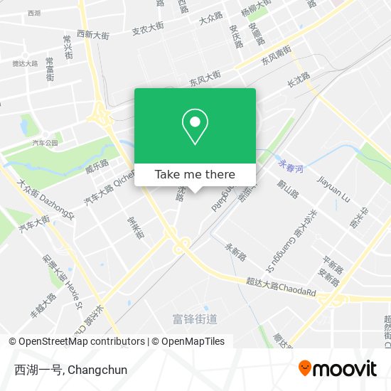 西湖一号 map