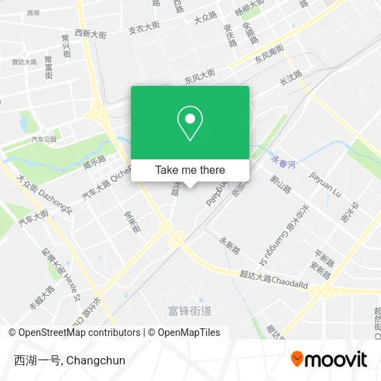 西湖一号 map