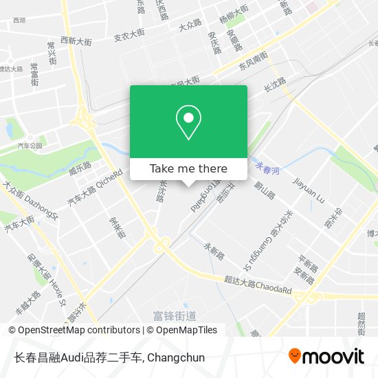 长春昌融Audi品荐二手车 map