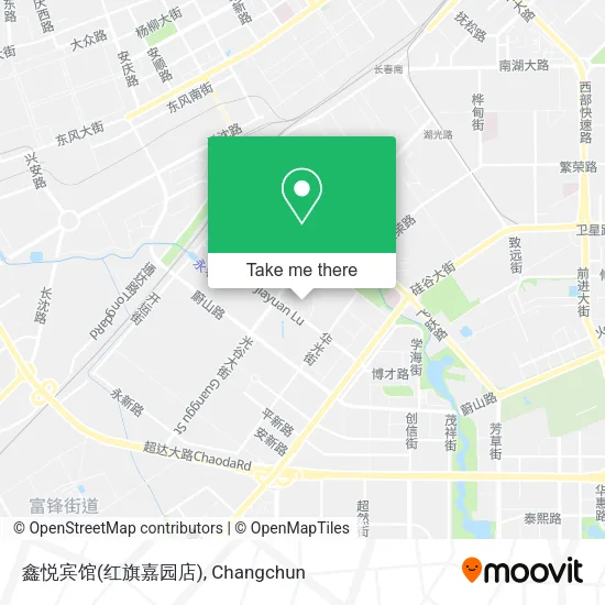 鑫悦宾馆(红旗嘉园店) map