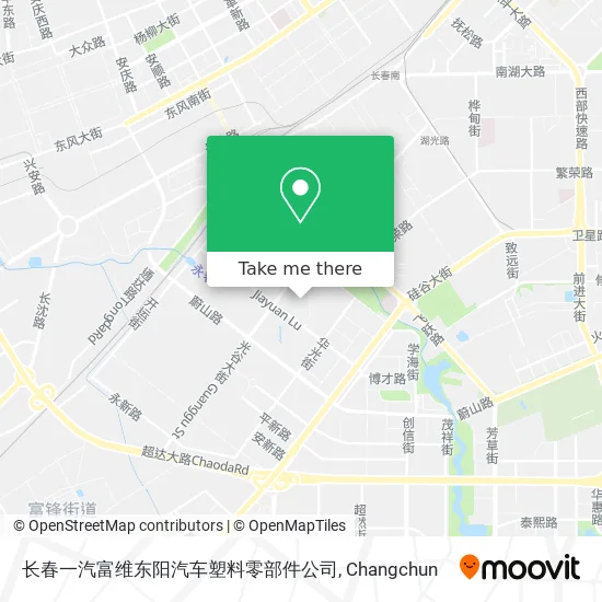 长春一汽富维东阳汽车塑料零部件公司 map