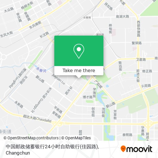 中国邮政储蓄银行24小时自助银行(佳园路) map