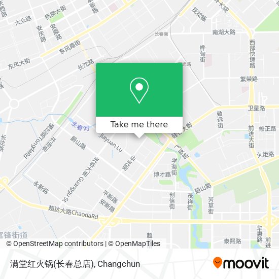 满堂红火锅(长春总店) map