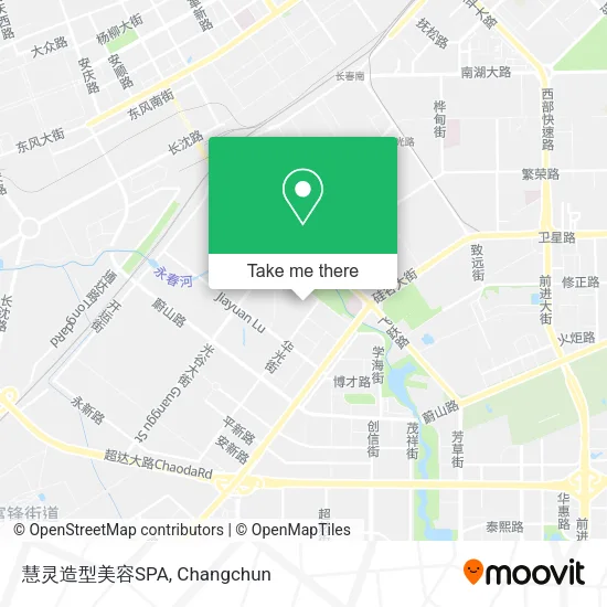 慧灵造型美容SPA map