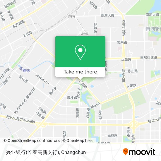 兴业银行(长春高新支行) map