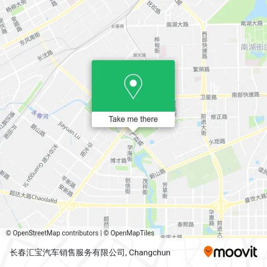 长春汇宝汽车销售服务有限公司 map