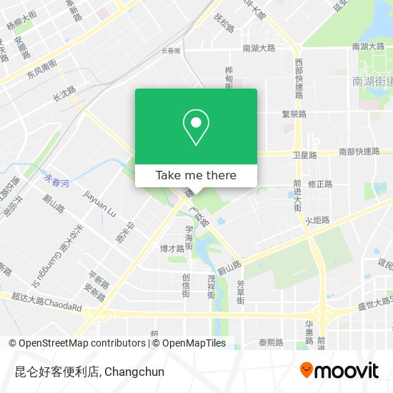 昆仑好客便利店 map