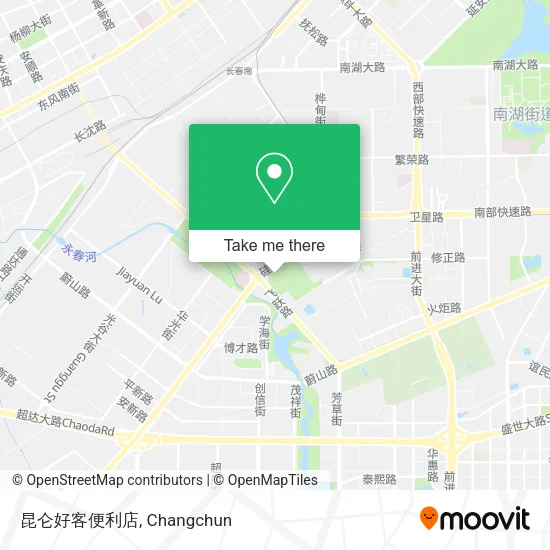 昆仑好客便利店 map