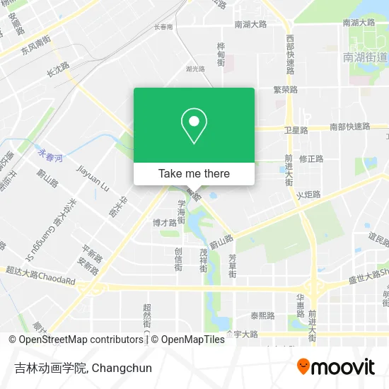 吉林动画学院 map