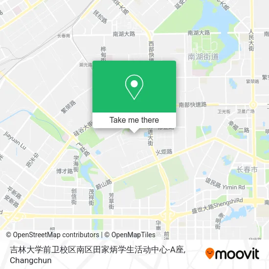 吉林大学前卫校区南区田家炳学生活动中心-A座 map