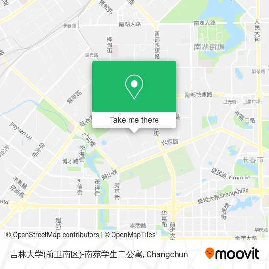 吉林大学(前卫南区)-南苑学生二公寓 map