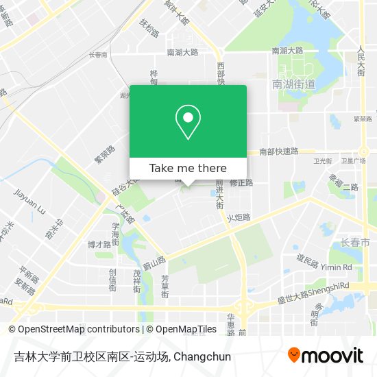 吉林大学前卫校区南区-运动场 map