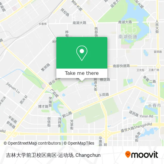 吉林大学前卫校区南区-运动场 map