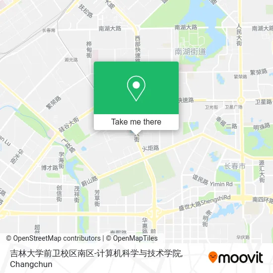 吉林大学前卫校区南区-计算机科学与技术学院 map