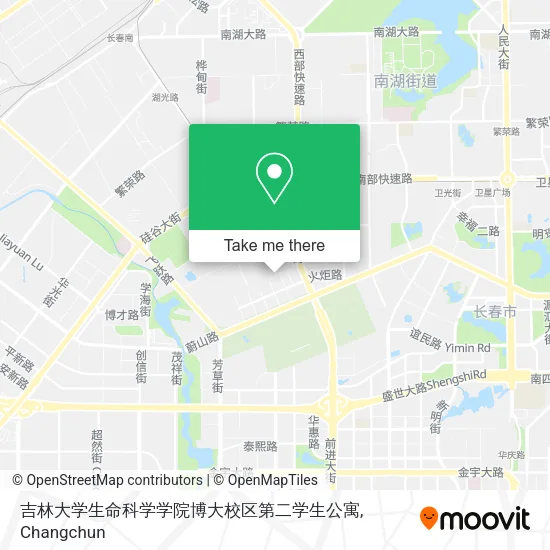 吉林大学生命科学学院博大校区第二学生公寓 map