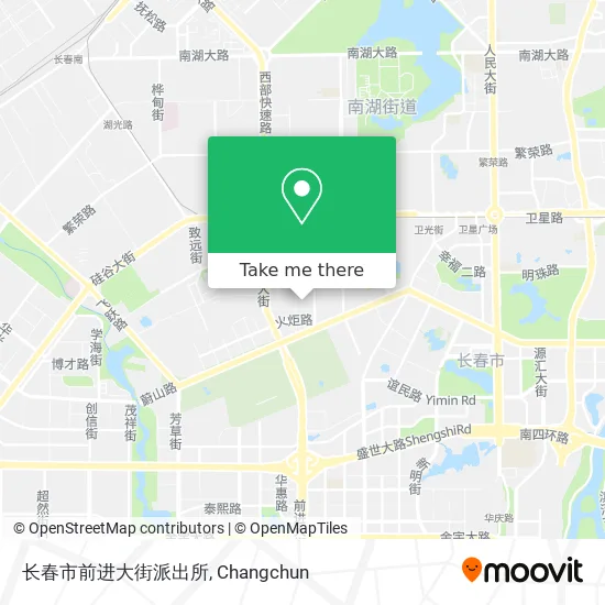 长春市前进大街派出所 map