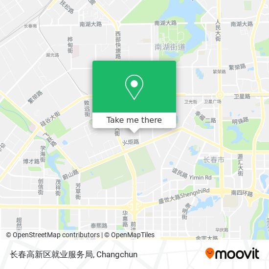 长春高新区就业服务局 map