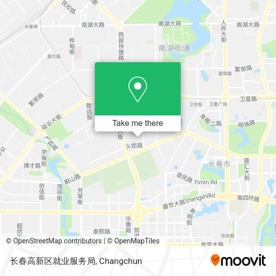 长春高新区就业服务局 map
