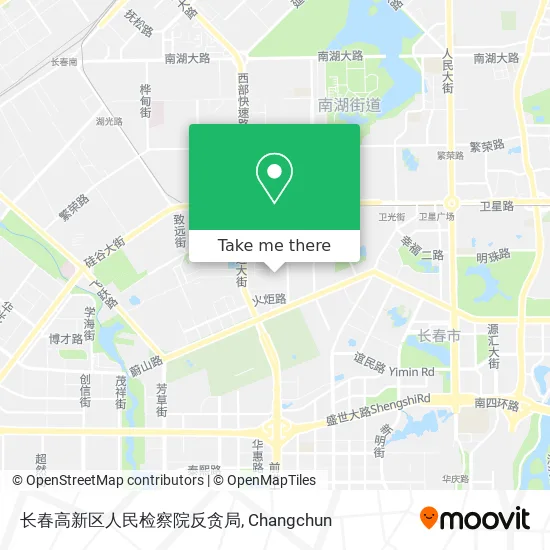 长春高新区人民检察院反贪局 map