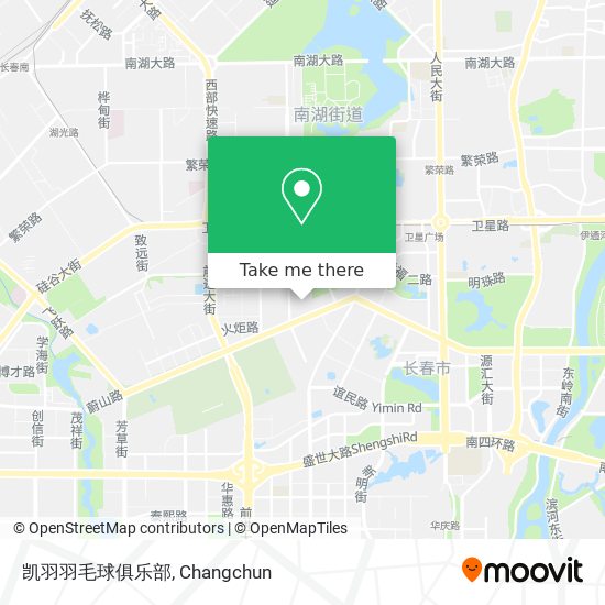凯羽羽毛球俱乐部 map
