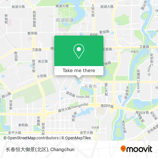 长春恒大御景(北区) map