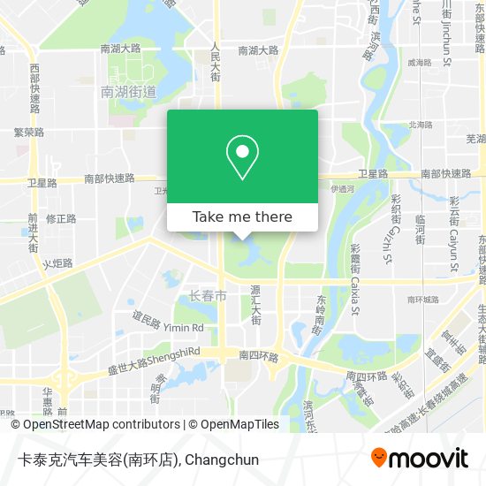 卡泰克汽车美容(南环店) map
