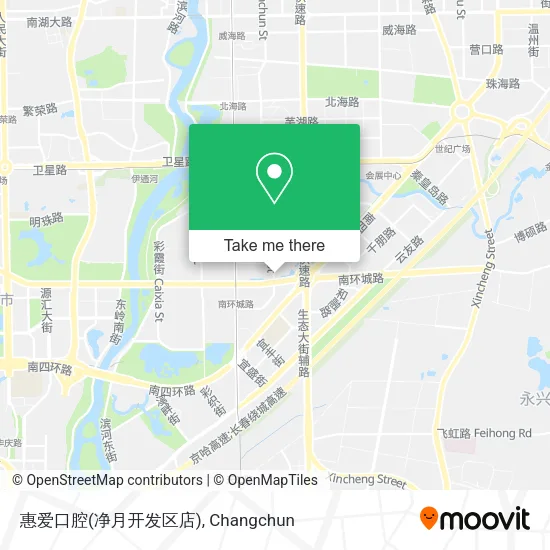 惠爱口腔(净月开发区店) map