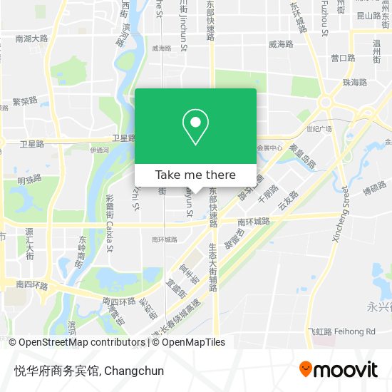 悦华府商务宾馆 map