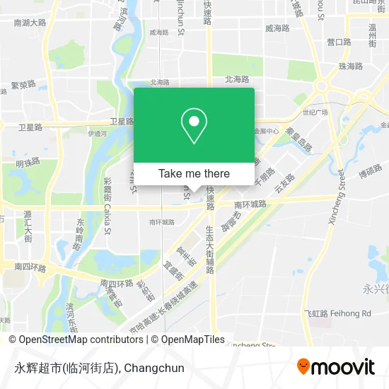 永辉超市(临河街店) map