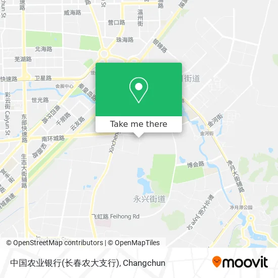 中国农业银行(长春农大支行) map