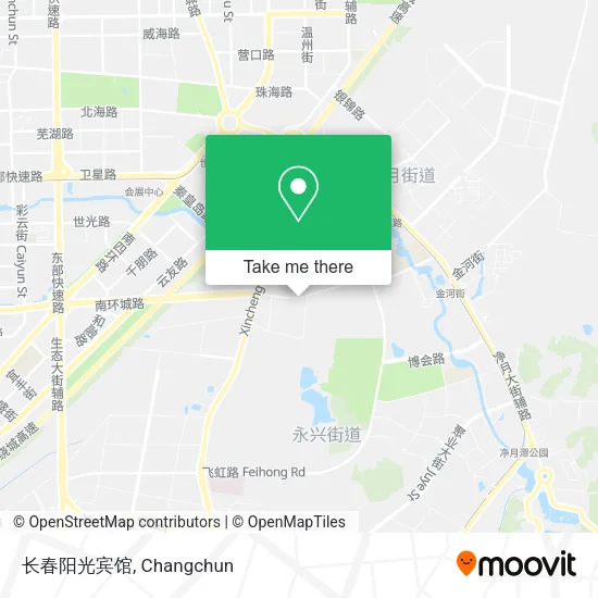 长春阳光宾馆 map