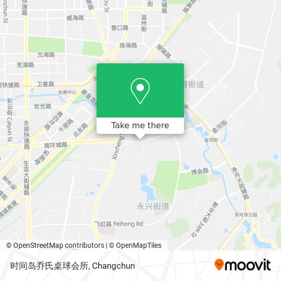 时间岛乔氏桌球会所 map