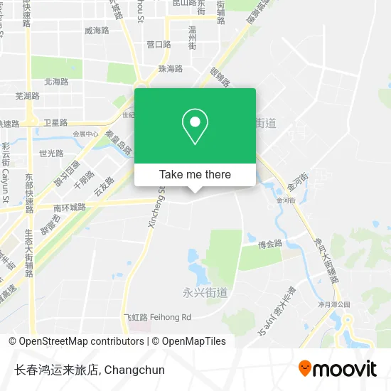 长春鸿运来旅店 map