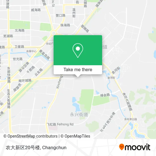农大新区20号楼 map