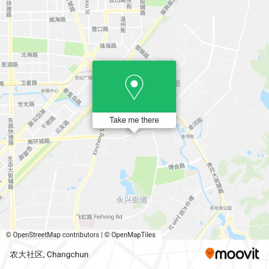 农大社区 map