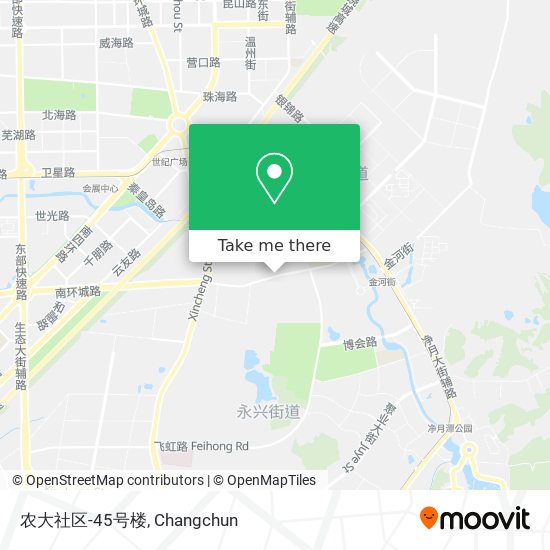 农大社区-45号楼 map