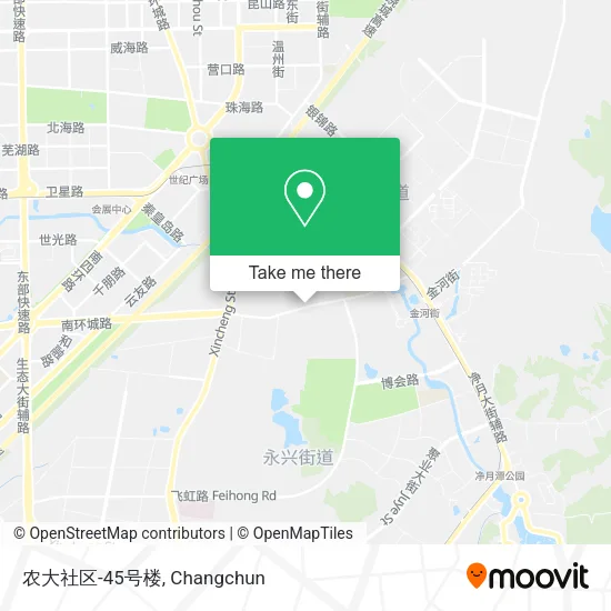 农大社区-45号楼 map