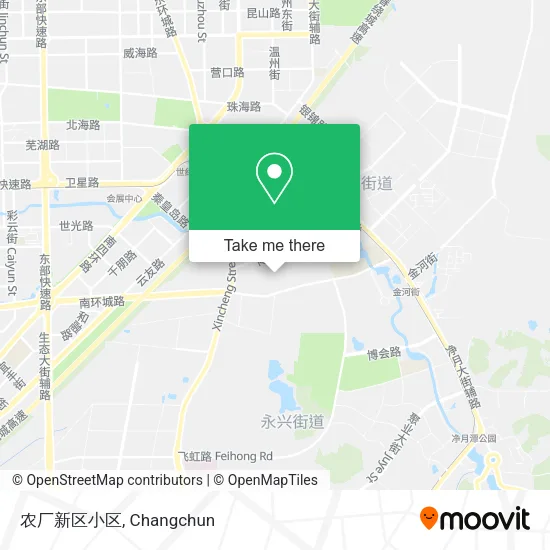 农厂新区小区 map