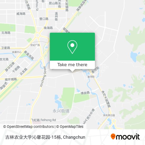 吉林农业大学沁馨花园-15栋 map
