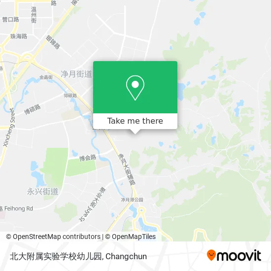 北大附属实验学校幼儿园 map