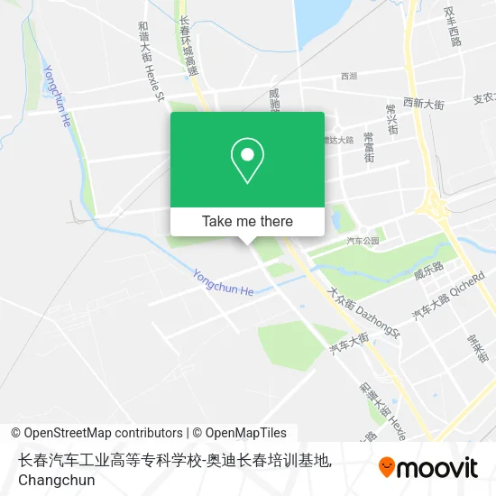 长春汽车工业高等专科学校-奥迪长春培训基地 map