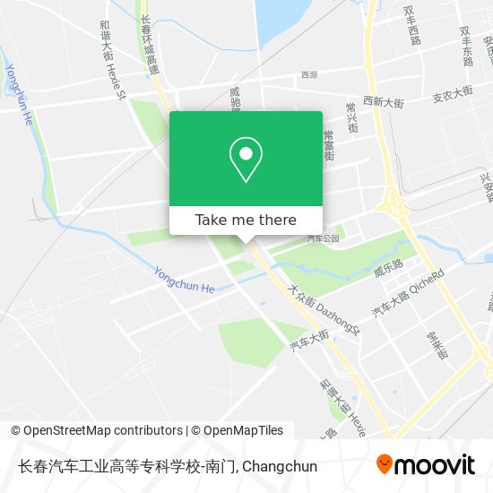 长春汽车工业高等专科学校-南门 map