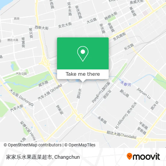 家家乐水果蔬菜超市 map