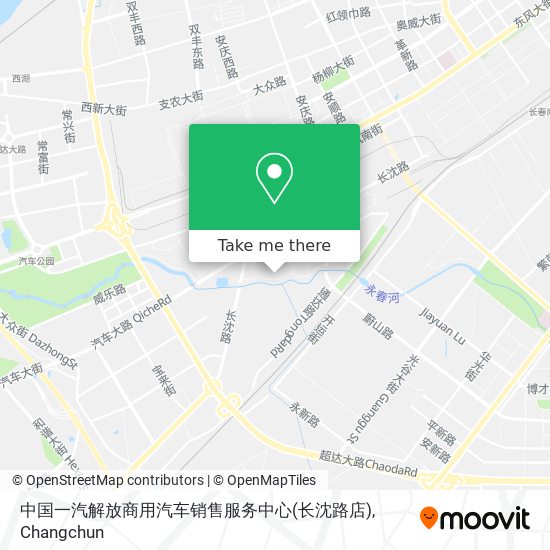 中国一汽解放商用汽车销售服务中心(长沈路店) map